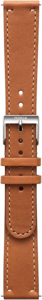 Leder-Armband (18mm) Ersatzarmband für Steel HR (36mm) braun