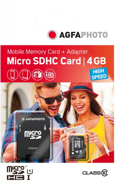 Mobile microSDHC (4GB) C10 Speicherkarte