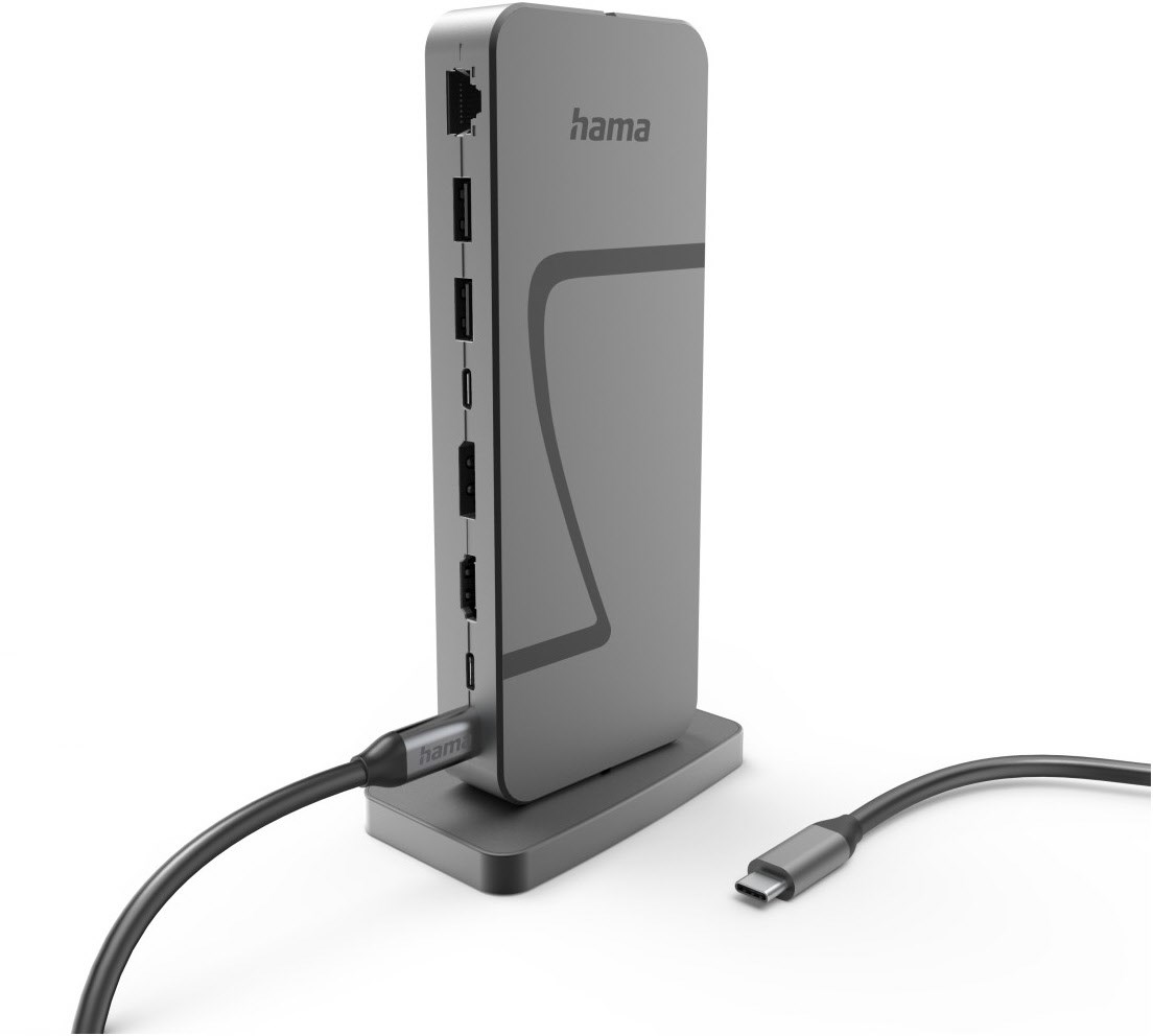 USB-C Docking-Station 10 Ports grau