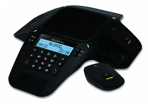 ALCATEL Conference IP1550 SIP Telefon - Mit 2 DECT Mikrofonen & Bluetooth - PoE Für Büro & Home-Office