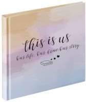 Buch-Album Letterings 18x18 cm bunt