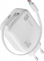 Retractable USB-C Lader GaN (65W) weiß