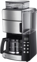 Grind&Brew Dig. Glas-Filter-Kaffeemaschine mit integrierter Kaffeemühle edelstahl/schwarz