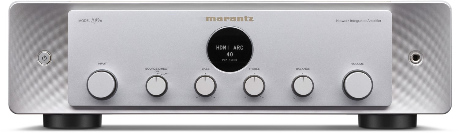 Model40n Streaming-Vollverstärker silber-gold