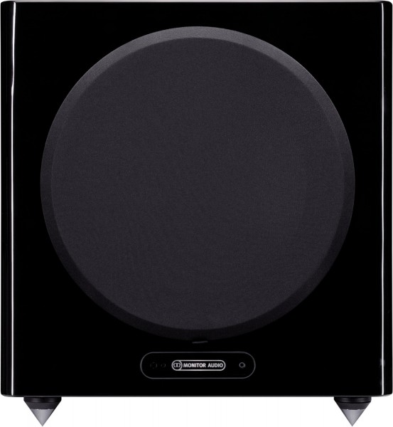 Gold W12 Aktiv-Subwoofer schwarz hochglanz