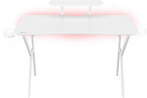 Holm 320 RGB Gaming Desk weiß
