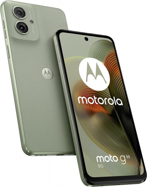 moto g55 5G Smartphone smoky green, 256 GB Speicher, 8 GB RAM, 50 MP Kamera, 6,5 Zoll Display, 52,07 Std. Akku, Android