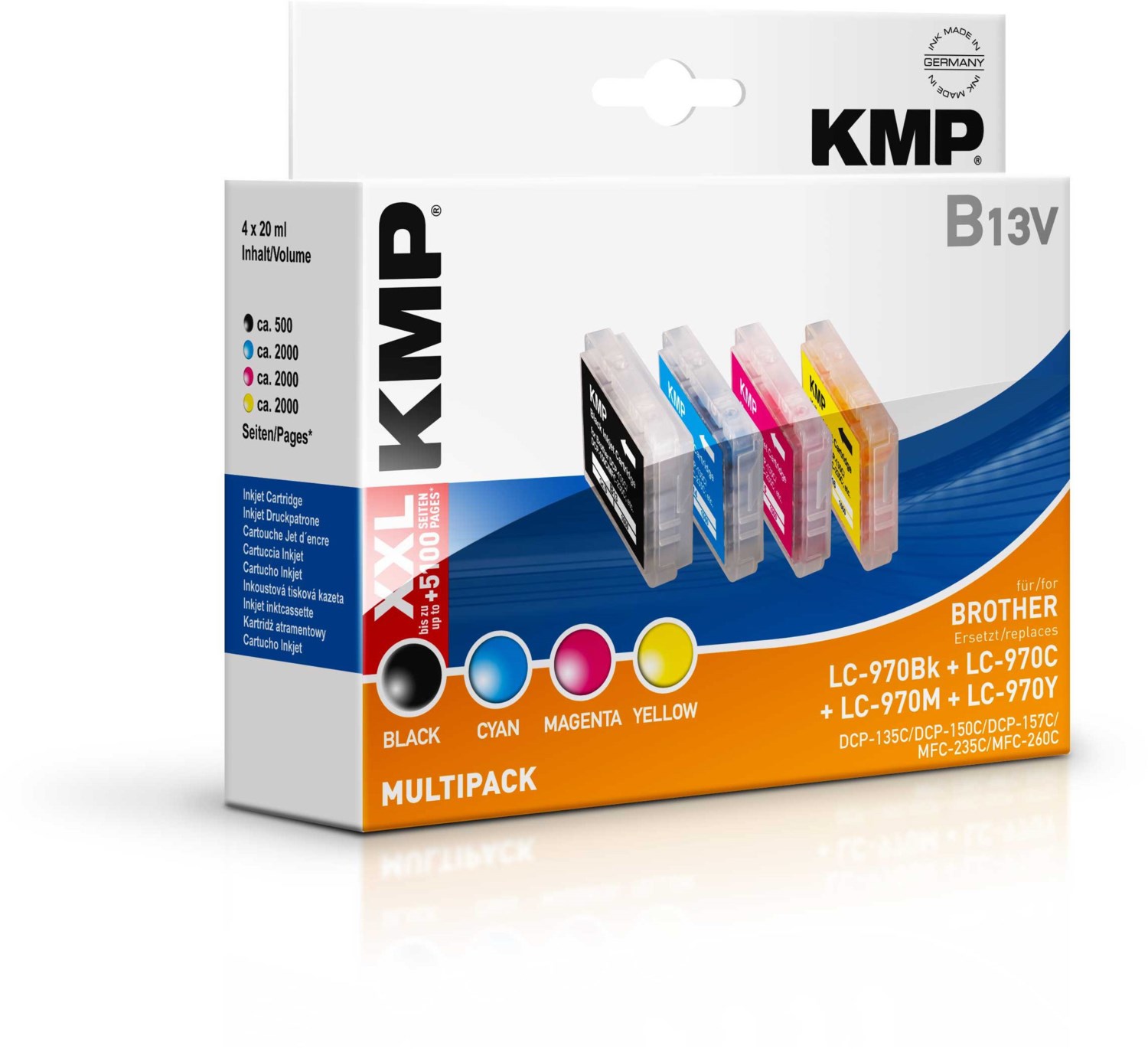 Image of B13V Multipack Tinten-Multipack 4-farbig