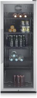 FKS 8841 Flaschenkühlschrank schwarz/edelstahl