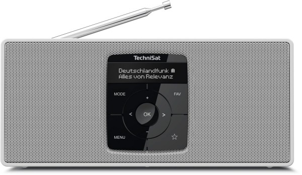 DigitRadio 2 S Kofferradio mit DAB/DAB+ weiß/weiß