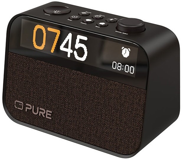 Moment DAB/DAB+ Uhrenradio coffee Black