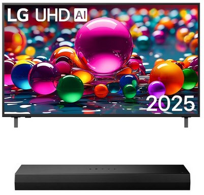55UA74006LB 139 cm (55") LCD-TV mit LED-Technik inkl. S20A Soundbar, 4K Ultra HD, Smart-TV, HDR-Wiedergabe, DVB-T2/DVB-C/DVB-S2