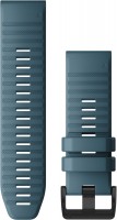 QuickFit Silikonarmband (26mm) für fenix 6X Pro blau/schiefergrau