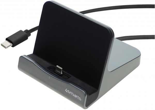 VoltDock Tablet Ladestation (60W) USB Type-C gunmetal