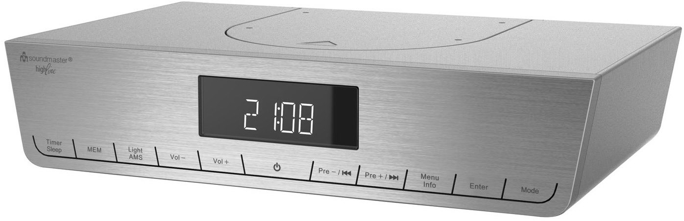 UR2016SI Küchenradio silber