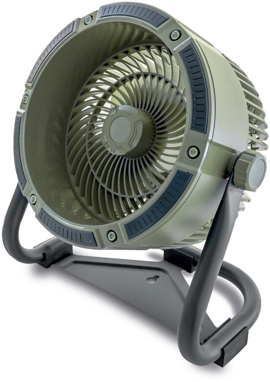 86656 Akkuventilator Outdoor Tischventilator grün