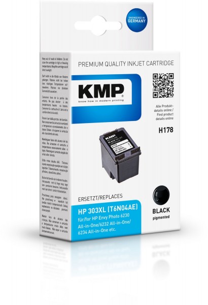 H178 (600 S.) ersetzt HP 303XL (T6N04AE)