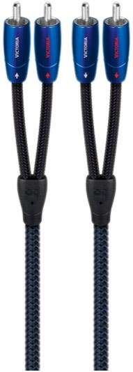 Victoria RCA>RCA (0,6m) Audiokabel schwarz/blau