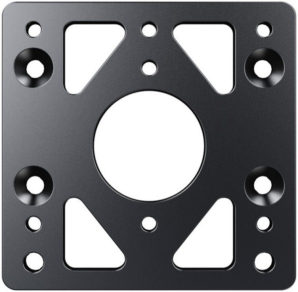 Adapterplatte für Wheelbase schwarz
