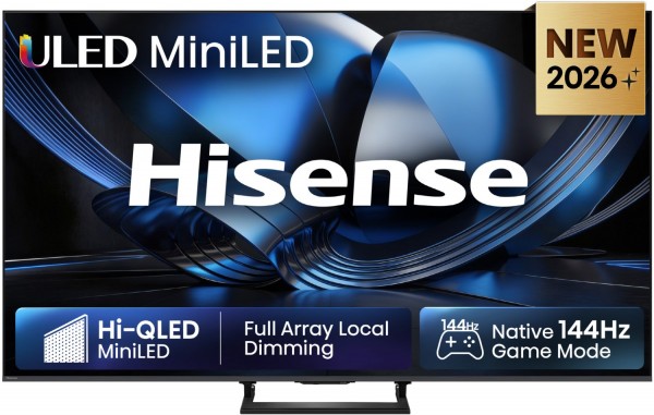 65U7SE 164 cm (65") Hi-QLED MiniLED-TV schwarz, 4K Ultra HD, Smart-TV, 144 Hz, DVB-T2/DVB-C/DVB-S2, Sprachsteuerung