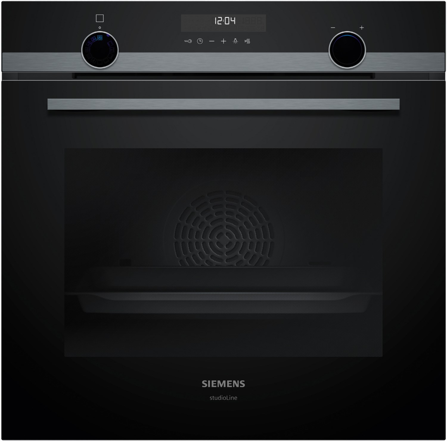 HB578GES3 Einbaubackofen edelstahl, 71 l, Pizza-Stufe, schnelles Vorheizen, pyrolytische Selbstreinigung, 59,4 cm breit, A+, iQ500