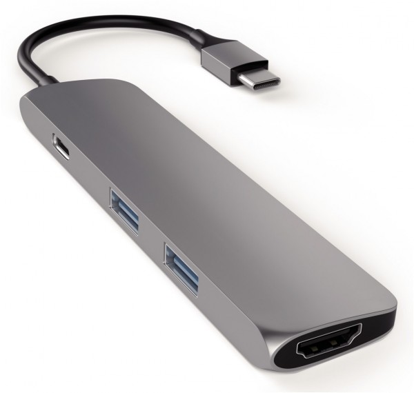 Type-C > HDMI + USB Slim Adapter space gray