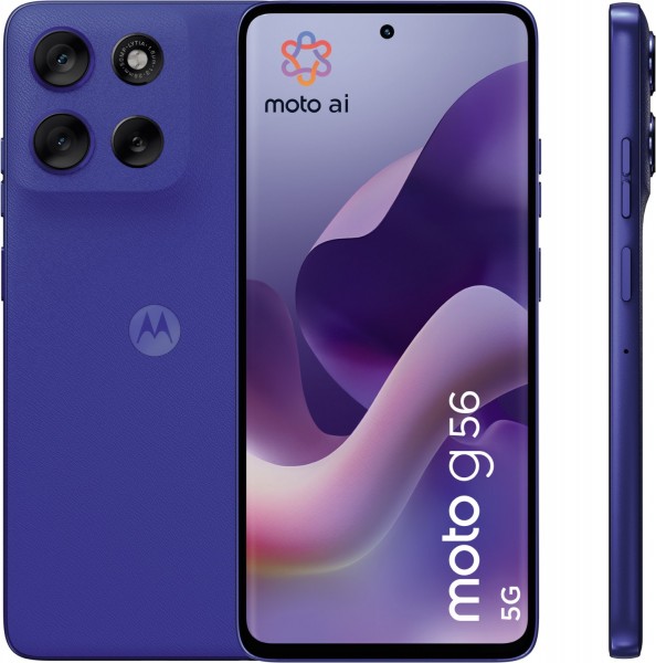 moto g56 Smartphone PANTONE dazzling blue, 256 GB Speicher, 8 GB RAM, 50 MP Kamera, 6,72 Zoll Display, 49 Std. Akku, 5G, Android