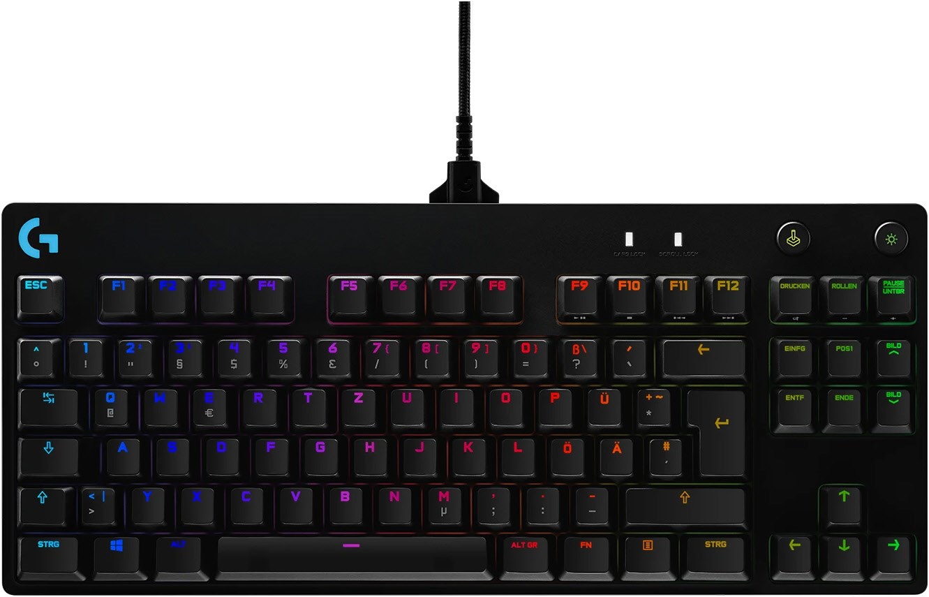 PRO Clicky (DE) Gaming Tastatur schwarz