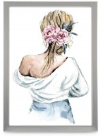 Porträtrahmen Lilly 13x18cm silber
