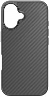 Cover Robust Carbon für iPhone 16 schwarz