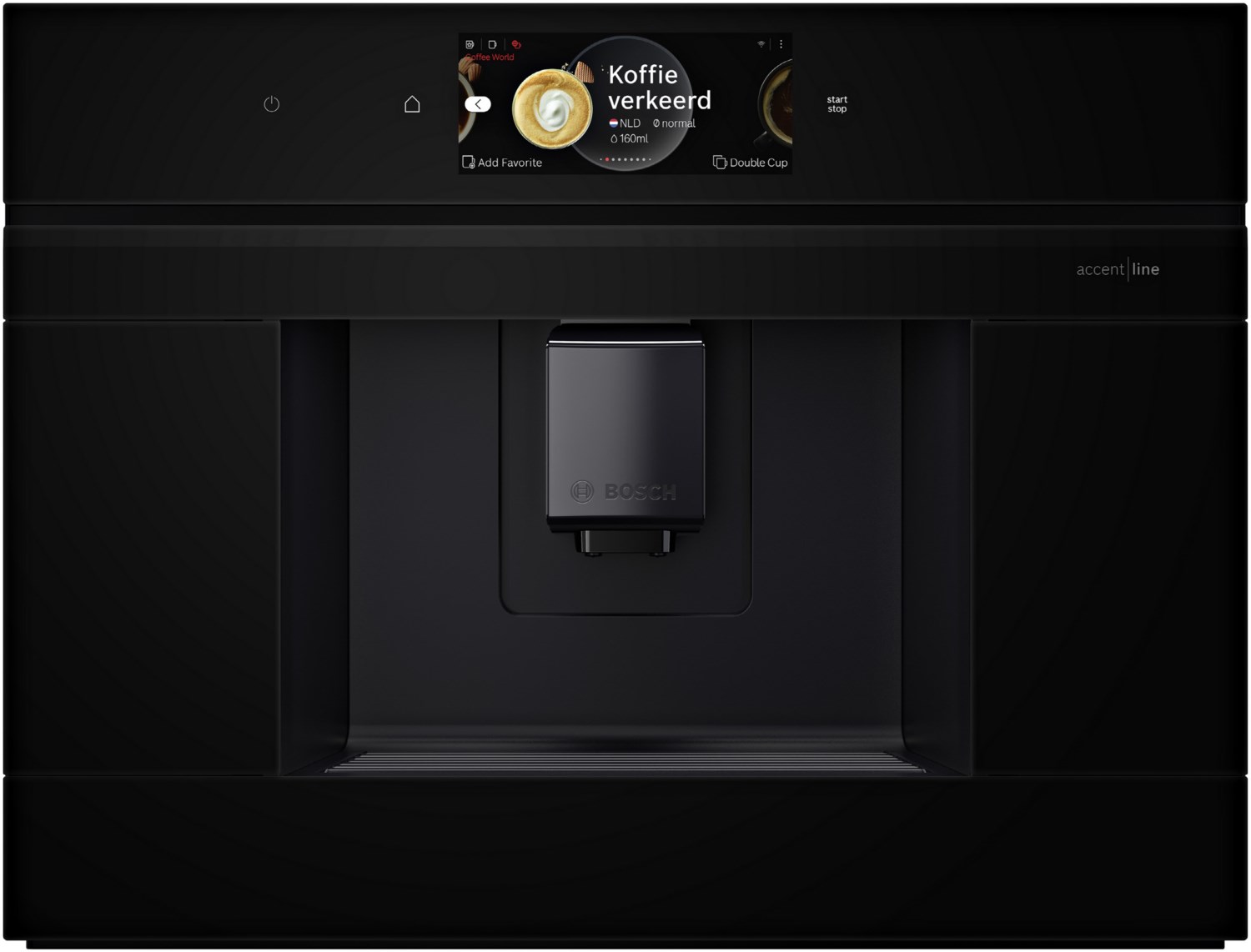 CTL9181B0 Einbau-Kaffee-Vollautomat schwarz, Milchbehälter, Keramik-Mahlwerk, 19 bar, 2,4 l, Steuerung über Smartphone