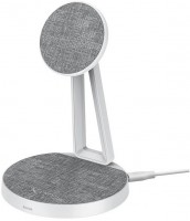 MagFix Pro 2-in-1 Ladestation (15W) grau/weiß