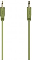 Audio-Kabel Flexi-Slim (0,75m) 3,5-mm-Klinken-Stecker grün