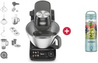 KHC40.080BK SmartTouch Küchenmaschine schwarz + Dein Geschenk: nutribullet NBP003LBL Smoothie Maker hellblau