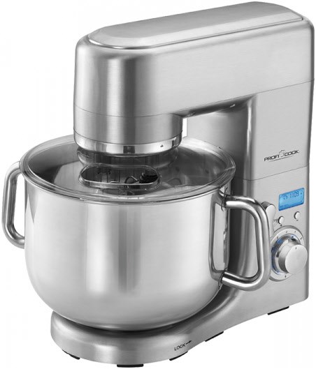 PC-KM 1063 Küchenmaschine edelstahl/schwarz
