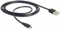 USB > micro USB Daten- und Ladek. USB-Datenkabel schwarz/anthrazit