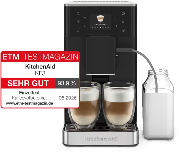 5KES8453EBM Kaffee-Vollautomat mattschwarz, 15 bar, 1,8 l