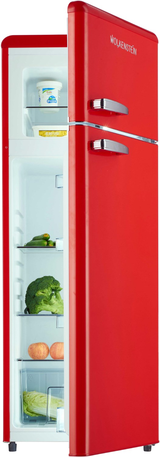 GK212.4RT FR Standkühlschrank mit Gefrierraum rot