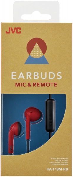 HA-F19M In-Ear-Kopfhörer mit Kabel rot-braun