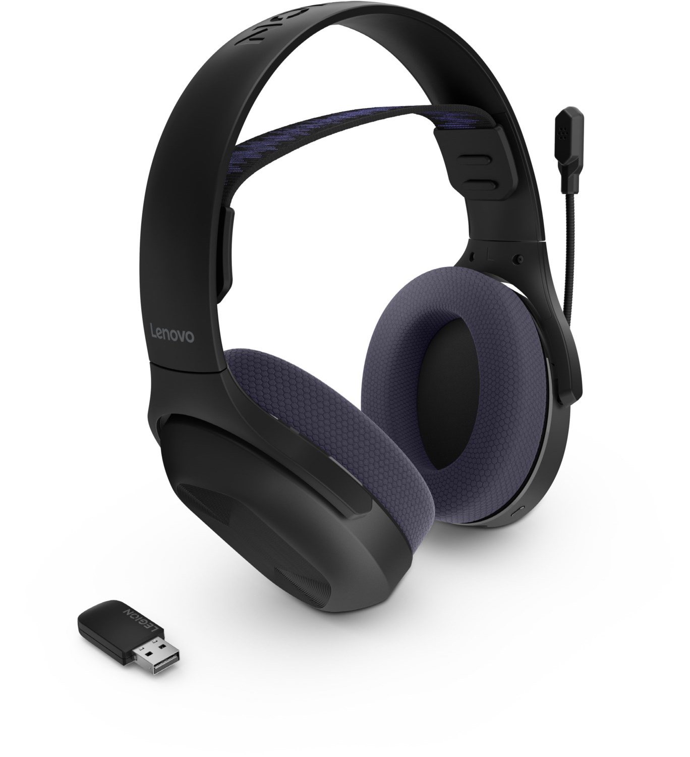 Image of Legion H410 Gaming Headset schwarz/lila