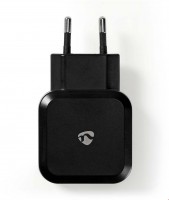 WCHAU484ABK USB Netzladegerät schwarz 2-Port