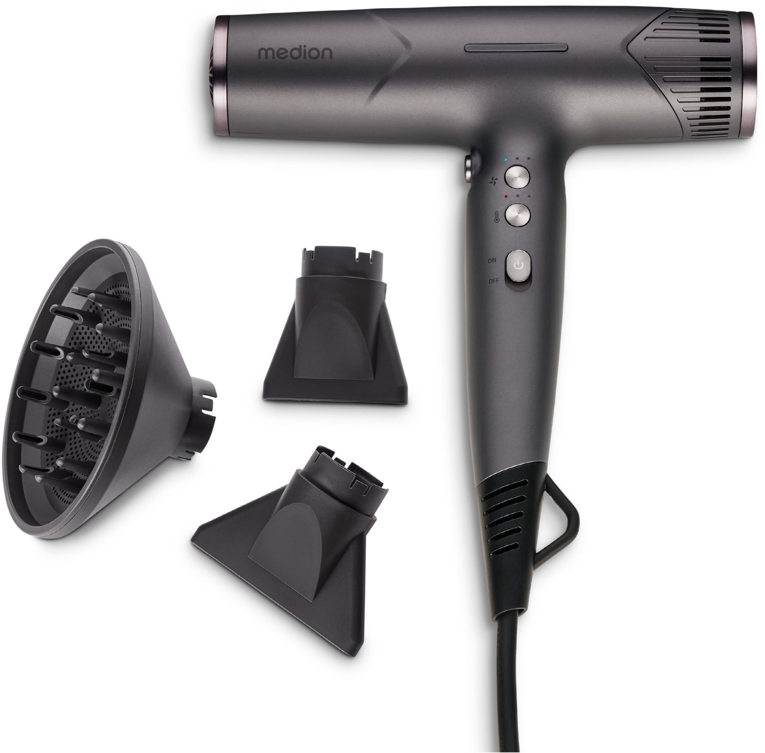 Life HD2 (MD19984) Haartrockner grau