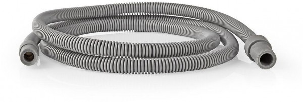 Ablaufschl. 8mm/10mm gerade (1,5m) grau