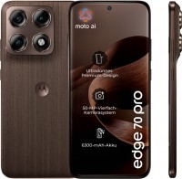 edge 70 pro Smartphone PANTONE chicory coffee, 256 GB Speicher, 8 GB RAM, 50 MP Kamera, 6,78 Zoll Display, 67,88 Std. Akku, 5G, Android