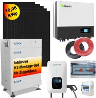 Solaranlage Komplettset 10,8KWp grau/schwarz