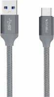 USB 3.0>USB-C Kabel (2m) silbergrau