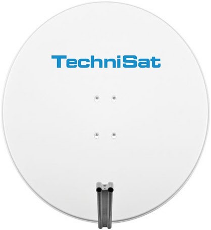 SATMAN 850 Plus mit AZ/EL Halt. Satelliten-Reflektor polarweiß