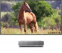 100L5HD Laser TV DLP-Projektor inkl. 100" Daylight Screen hellgrau/silber