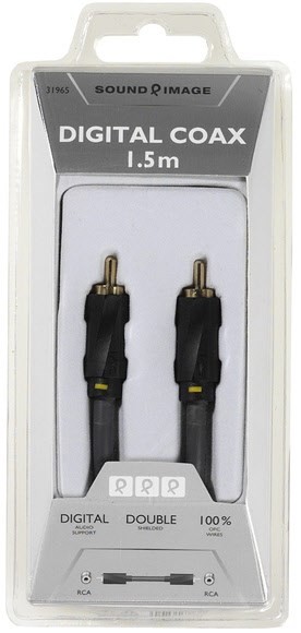 SI RR 15 (1,5m) Cinchkabel schwarz