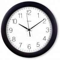 Teneriffa Wanduhr schwarz